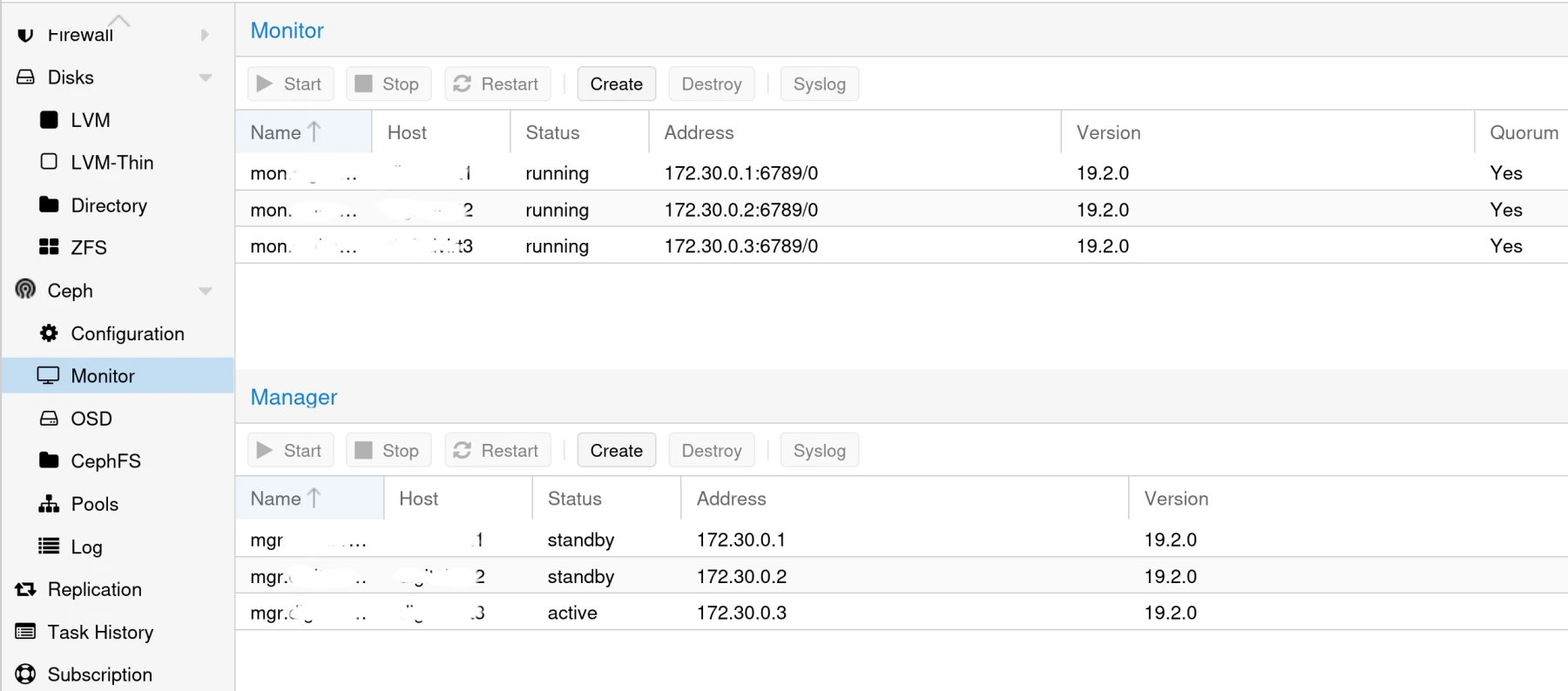 Image de cluster Proxmox VE