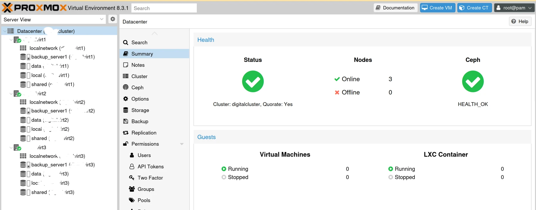 Image Proxmox Backup Server