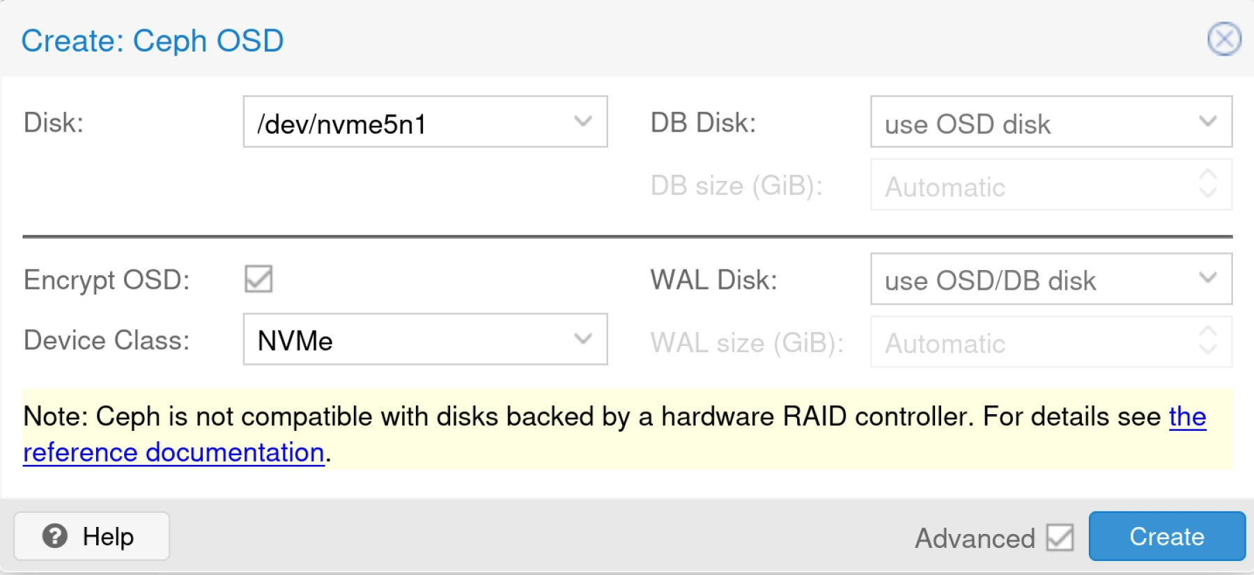 Image de cluster Proxmox VE