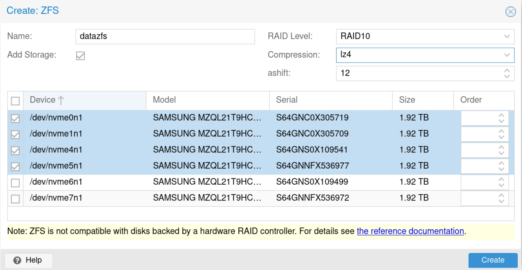 Image de cluster Proxmox VE