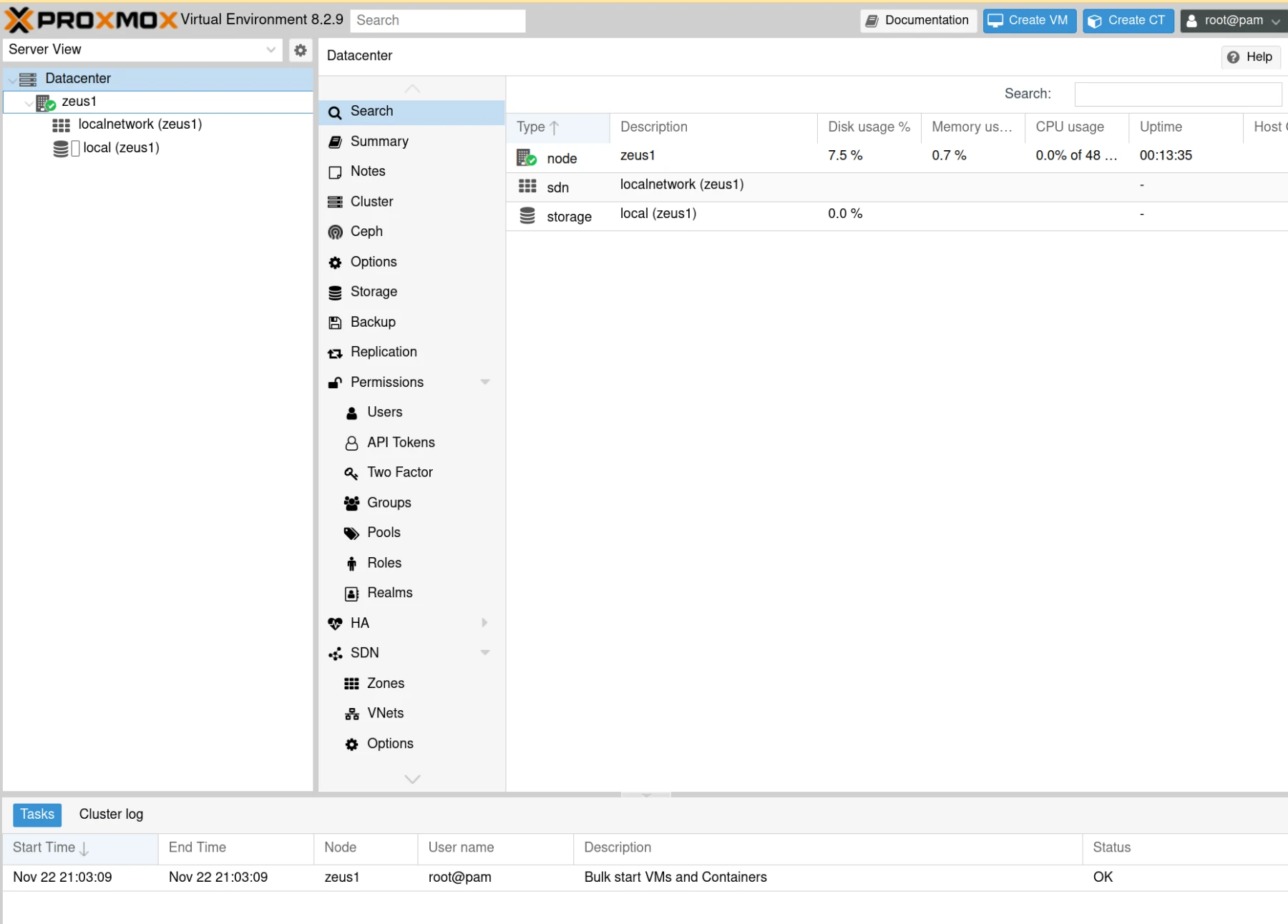 Image de Proxmox